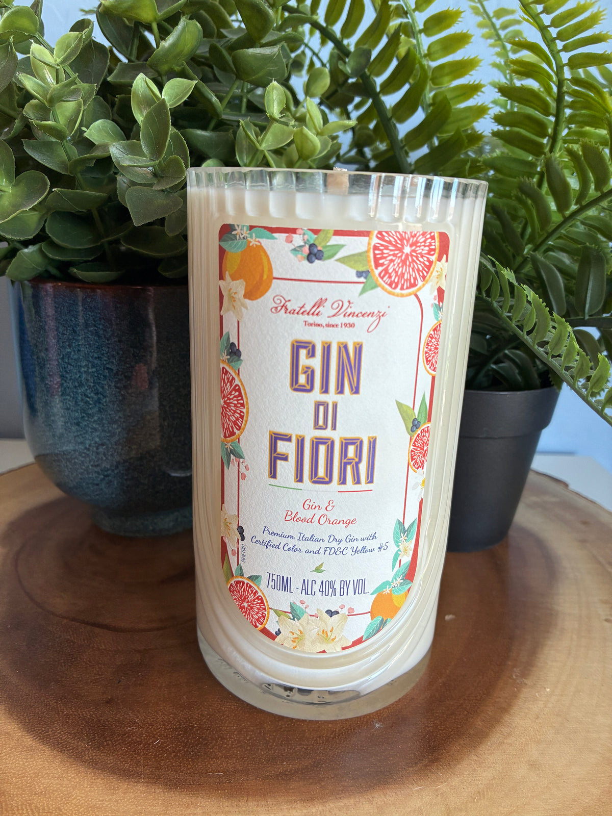 Gin Fiori Blood Orange Gin candle