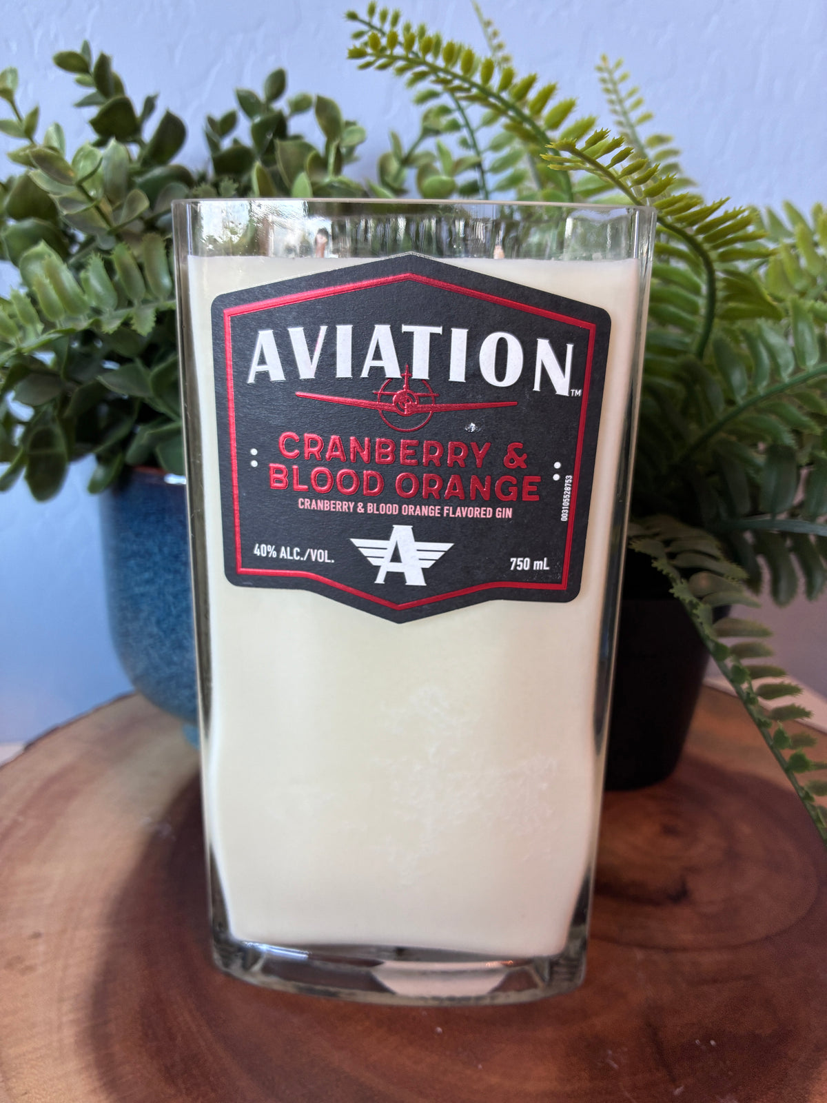 Aviation Gin Bottle Candle