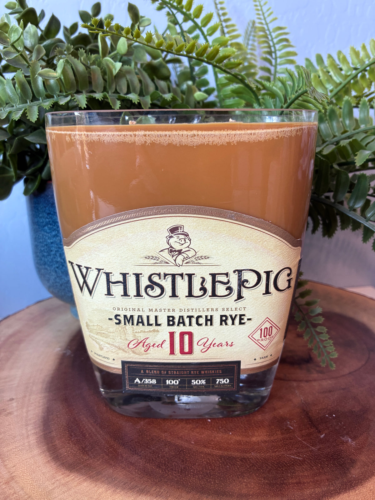 WhistlePig '10 Year' Rye Whiskey Candle