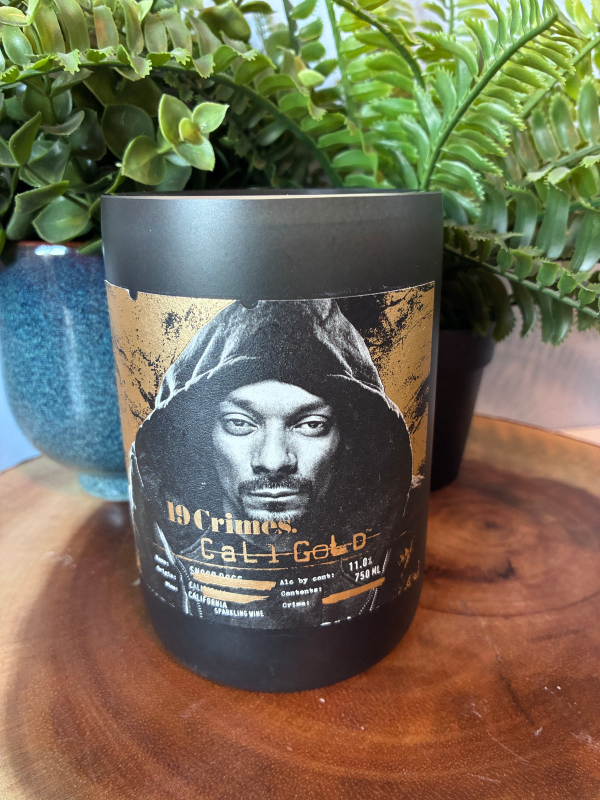 19 Crimes 'Cali Gold' Wine Bottle Candle