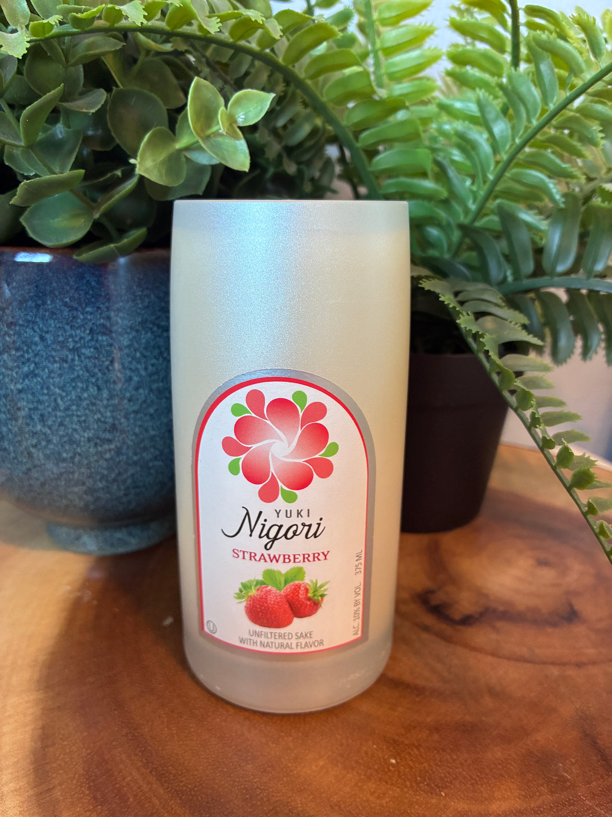 Nigori Strawberry Sake Candle