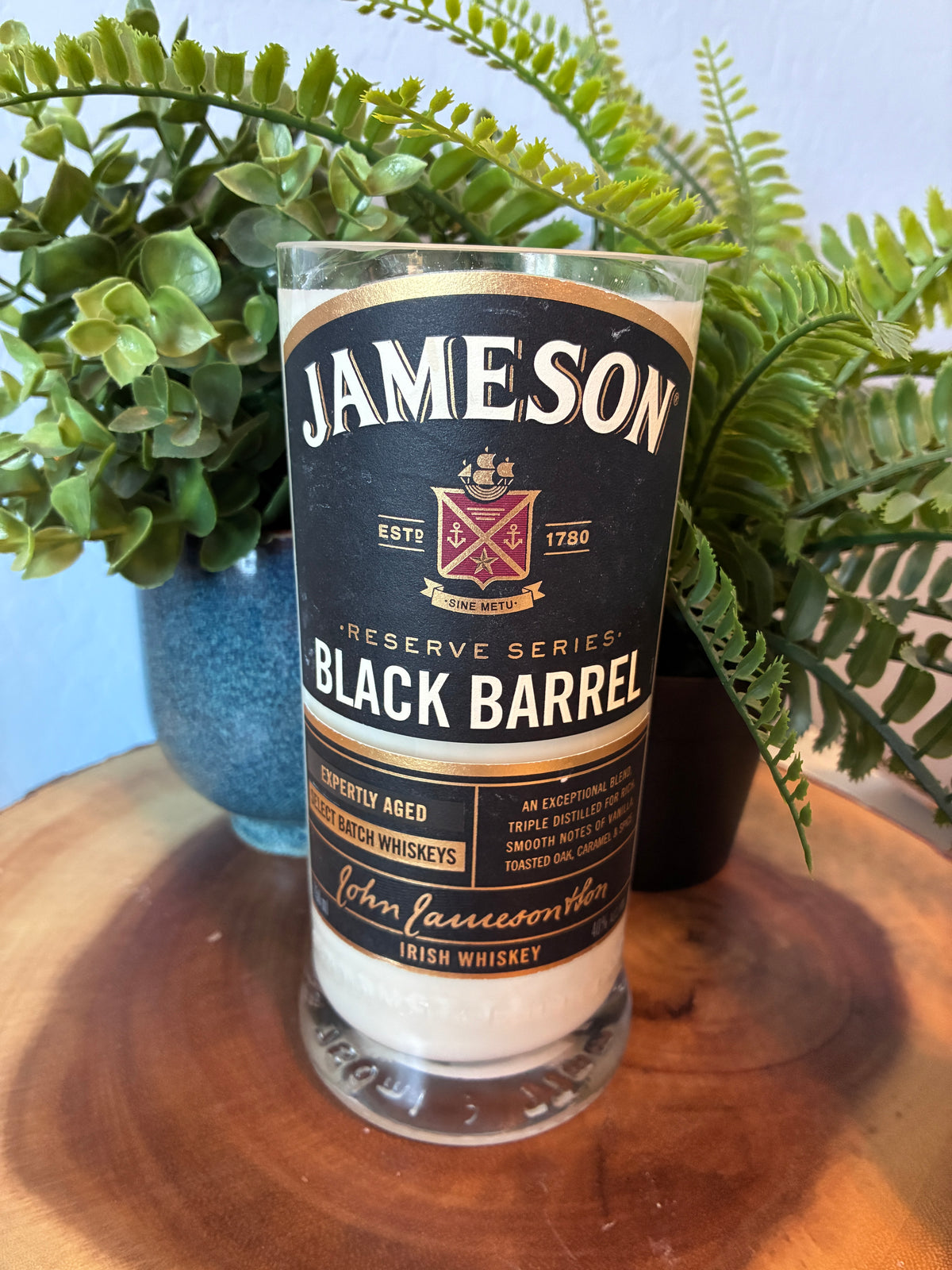 Jameson Black Barrel Whiskey Candle