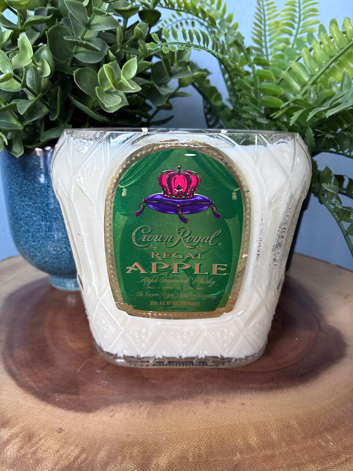 Crown Royal Apple Canadian Whiskey Candle