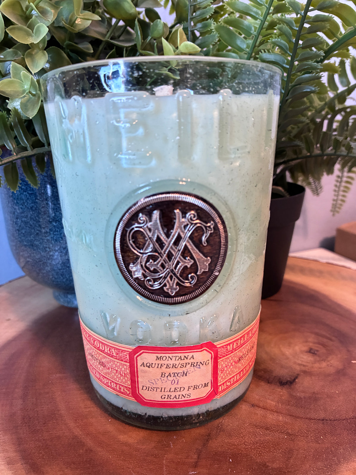 Meili Vodka Bottle Candle