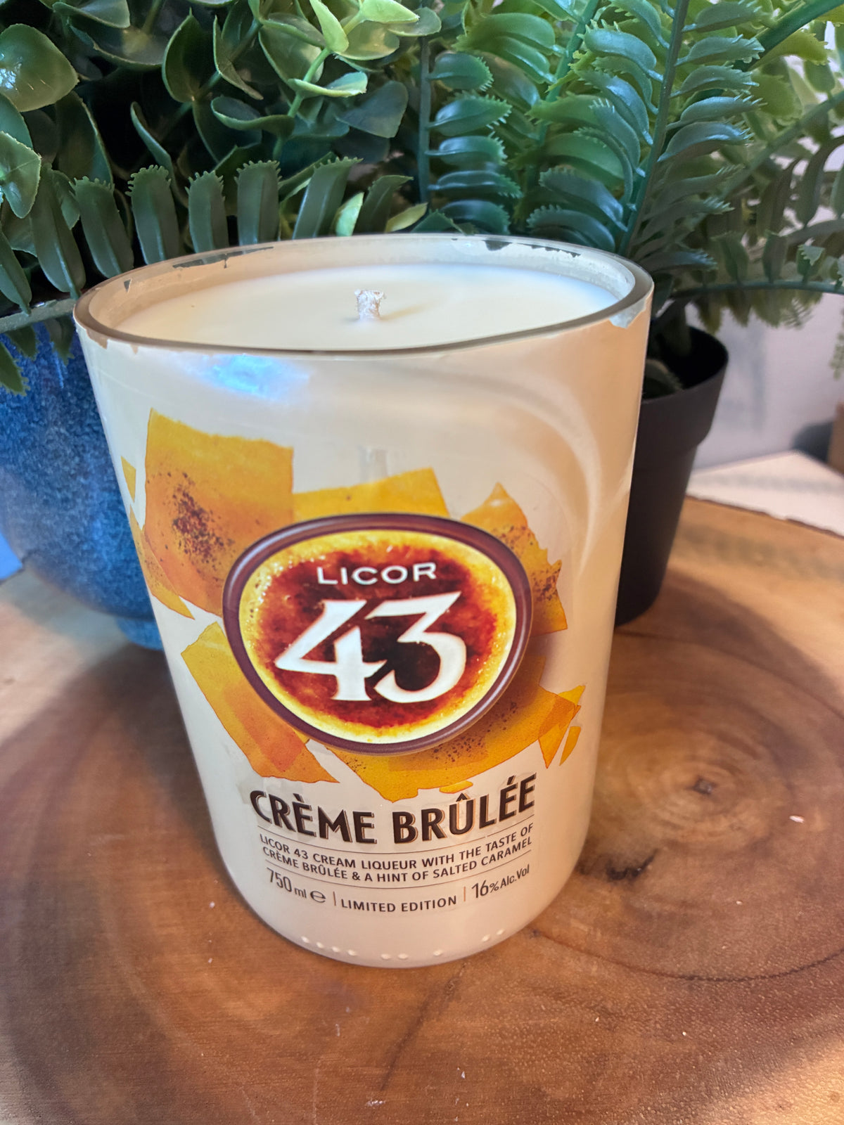 Licor 43 Cream Liqueur Bottle Candle