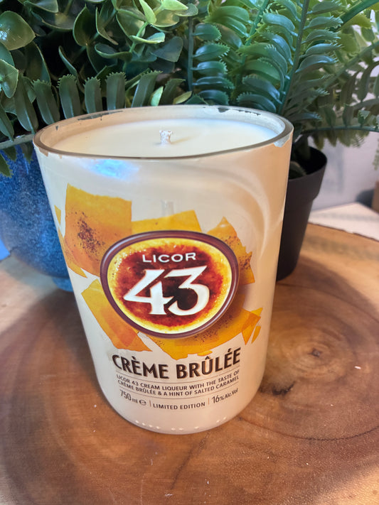 Licor 43 Cream Liqueur Bottle Candle