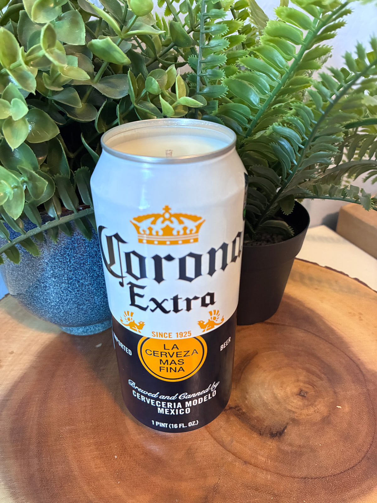 Corona Beer Can Candle