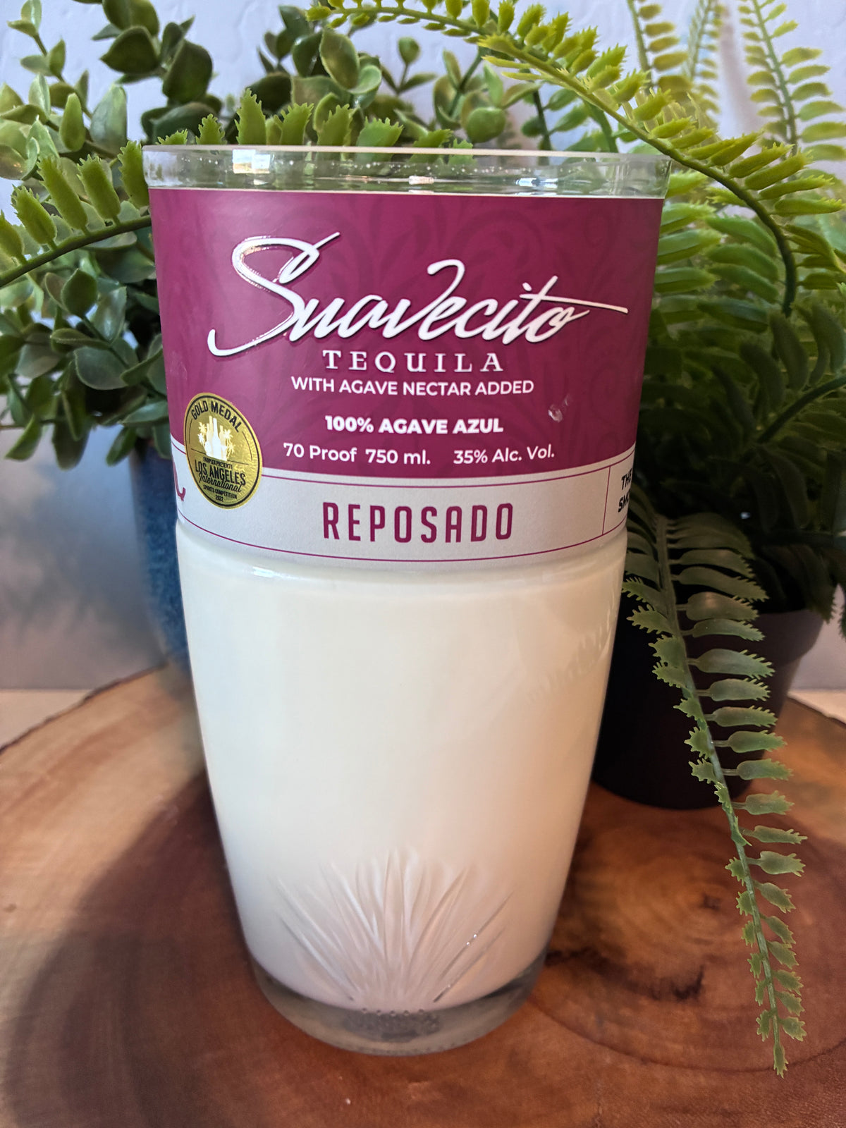 Suavecito Tequila Bottle Candle