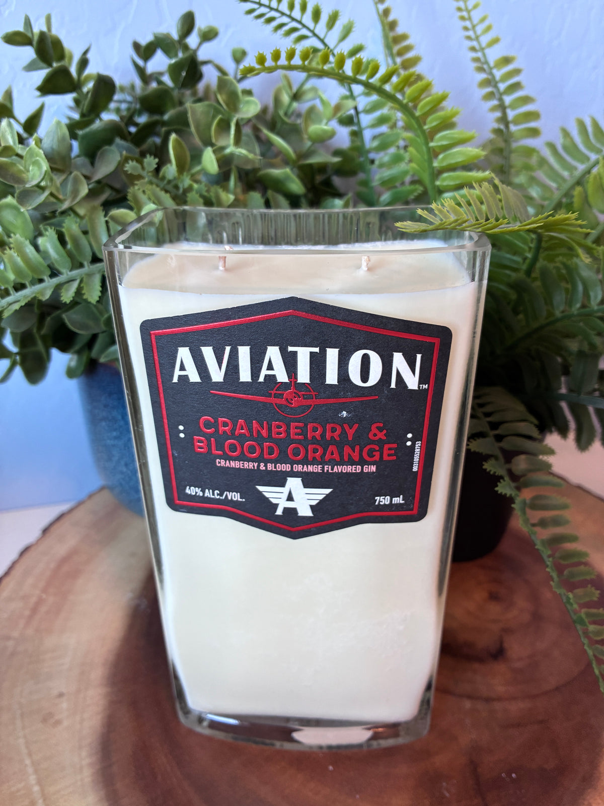 Aviation Gin Bottle Candle