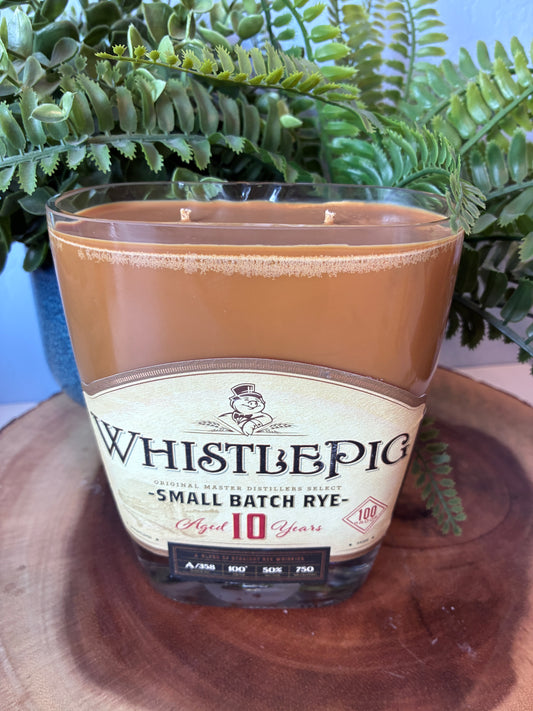 WhistlePig '10 Year' Rye Whiskey Candle
