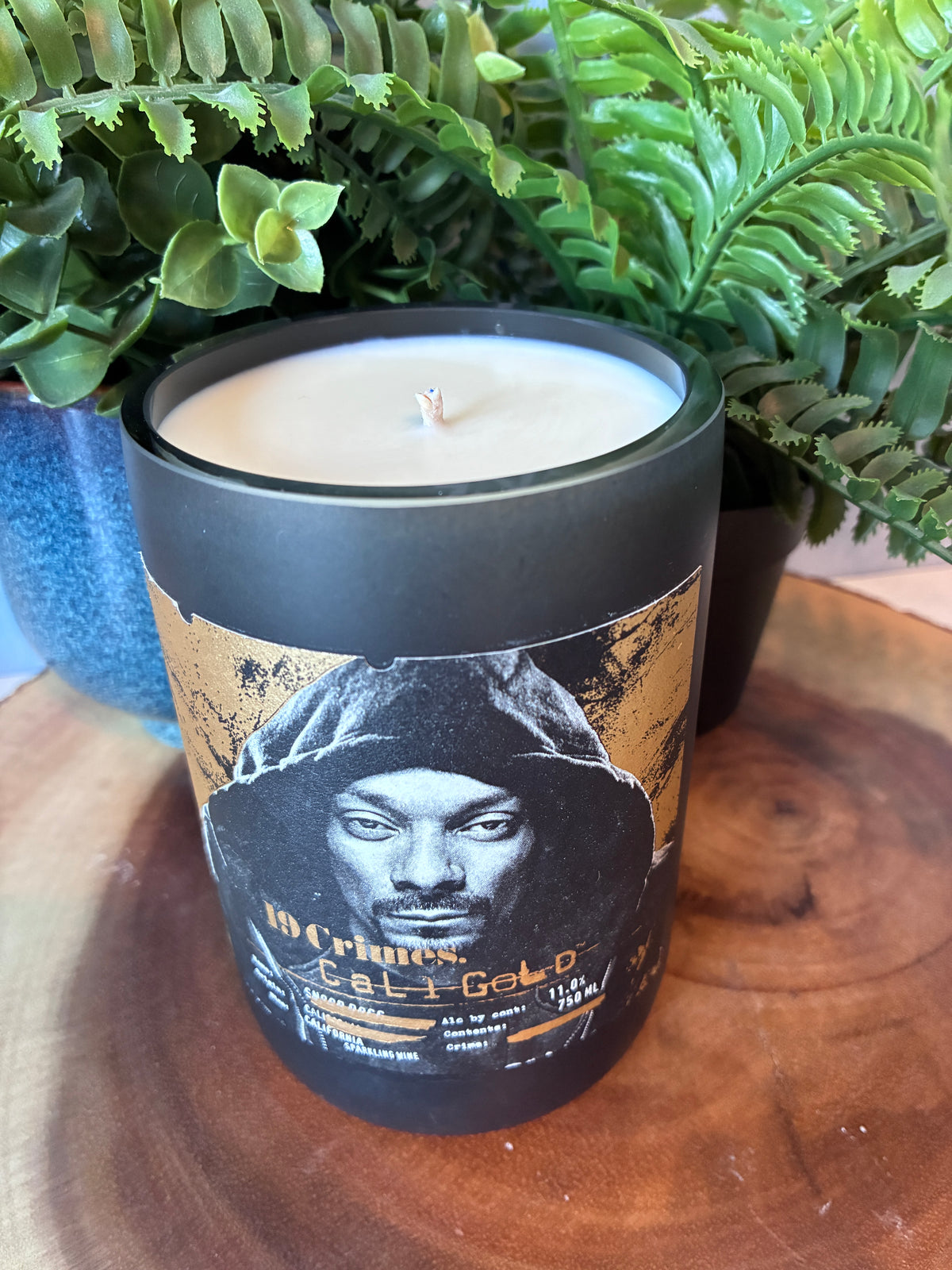 19 Crimes 'Cali Gold' Wine Bottle Candle