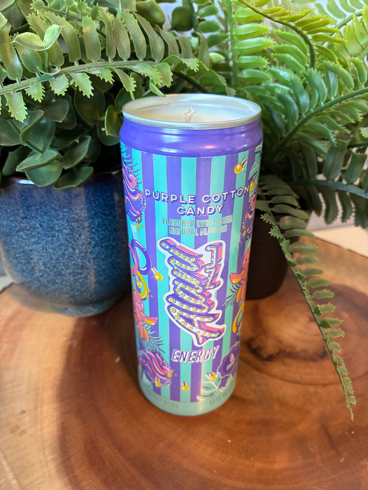 Alani 'Purple Cotton Candy' Energy Drink Can Candle