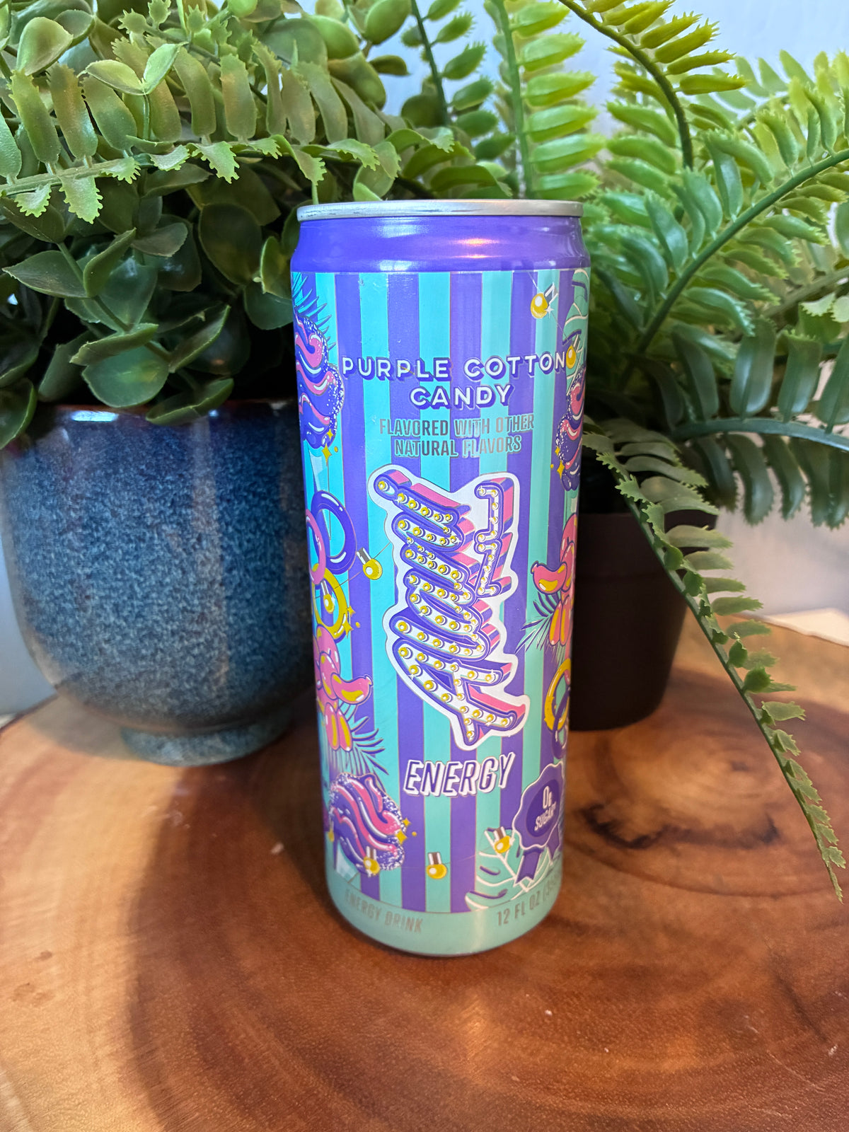 Alani 'Purple Cotton Candy' Energy Drink Can Candle