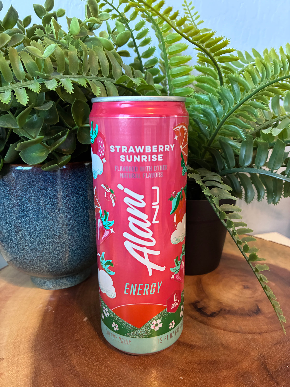 Alani 'Strawberry Sunrise' Energy Drink Can Candle
