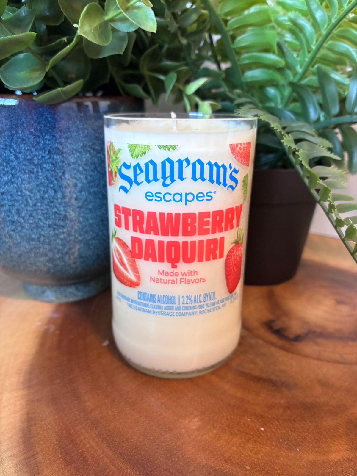 Seagrams Strawberry Daquiri Candle