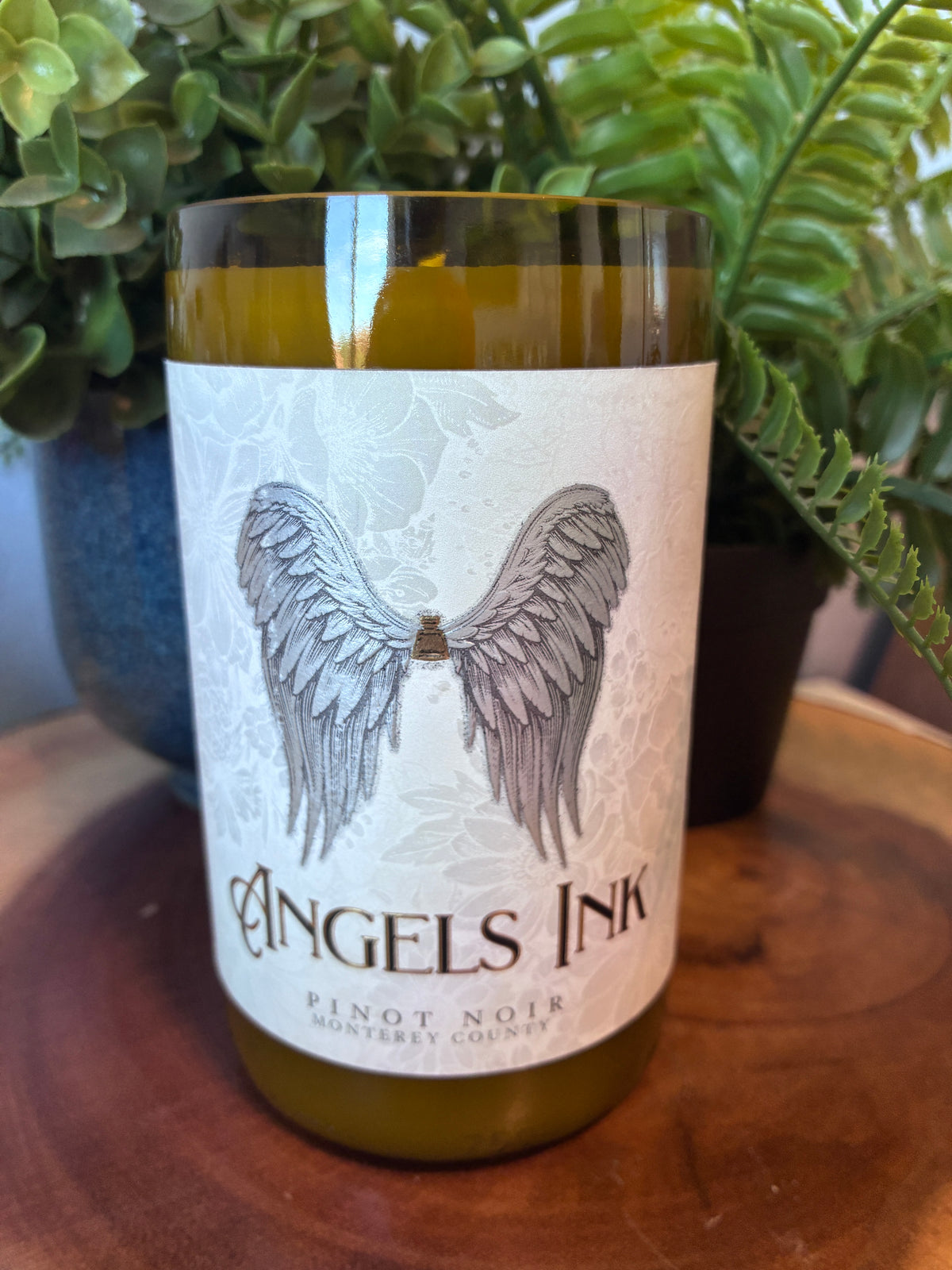 Angels Ink Pinot Noir Wine Candle