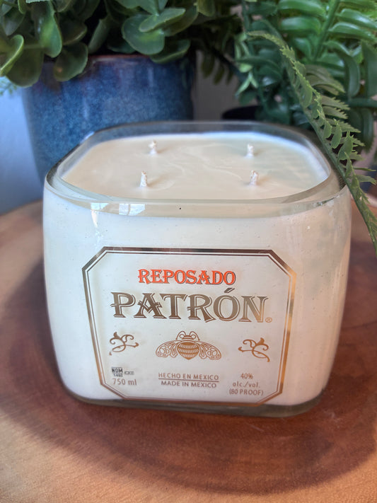 Patron 'Resposado' Tequila Candle