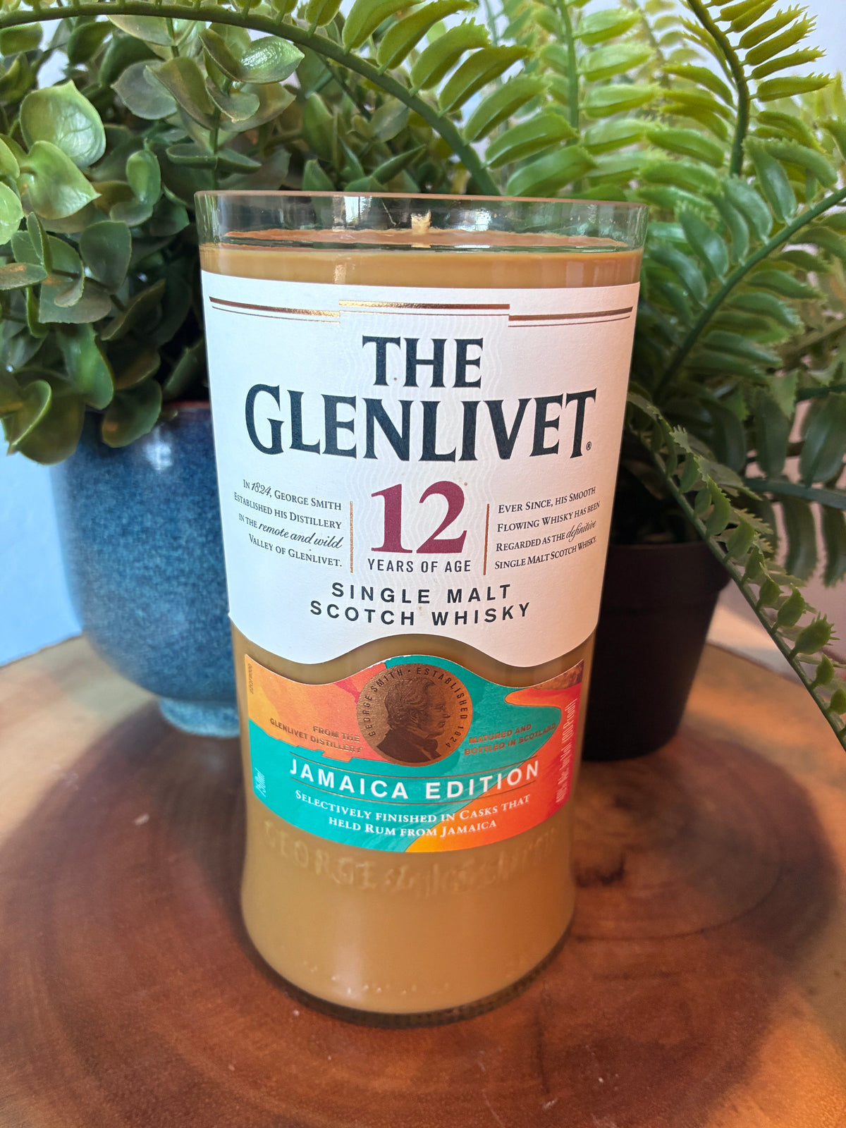 Glenlivet 12yr Scotch 'Jamaica Edition' Candle