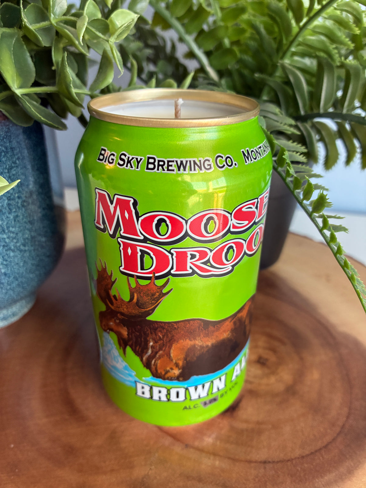Moose Drool Brown Ale Beer Can Candle