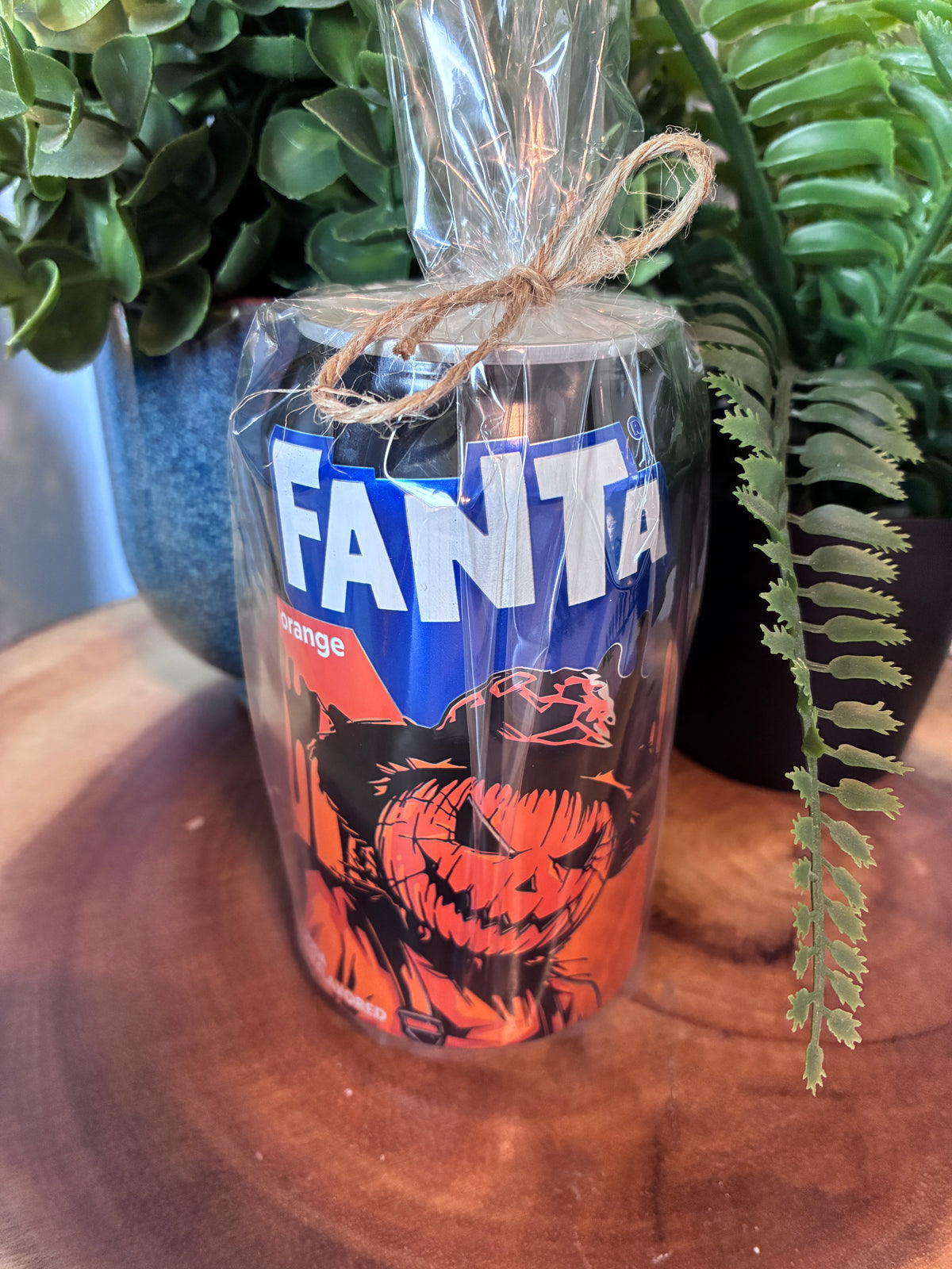 Fanta 'Halloween' Orange Soda Can Candle