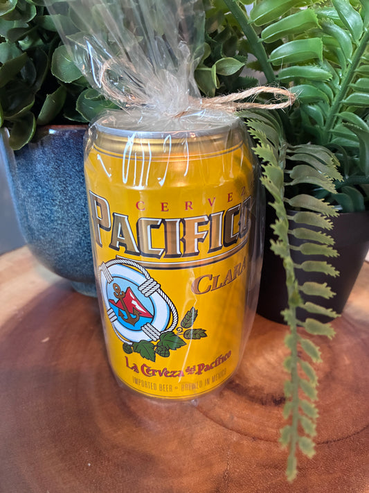 Pacifico Beer Can Candle