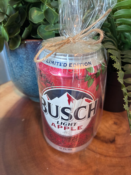 Busch Light 'Apple' Beer Can Candle