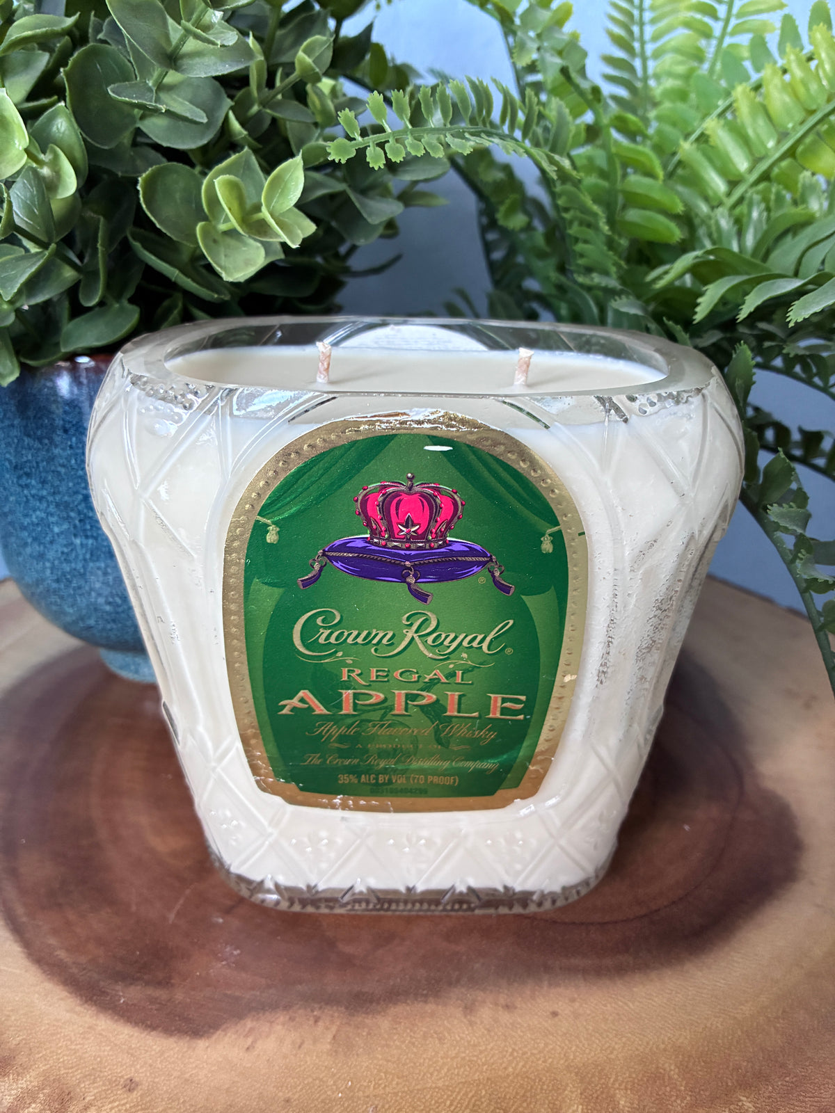 Crown Royal Apple Canadian Whiskey Candle