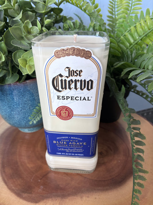 Jose Cuervo Tequila Bottle Candle