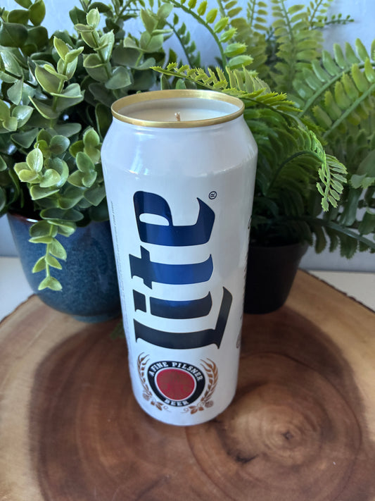 Miller Lite Beer Candle
