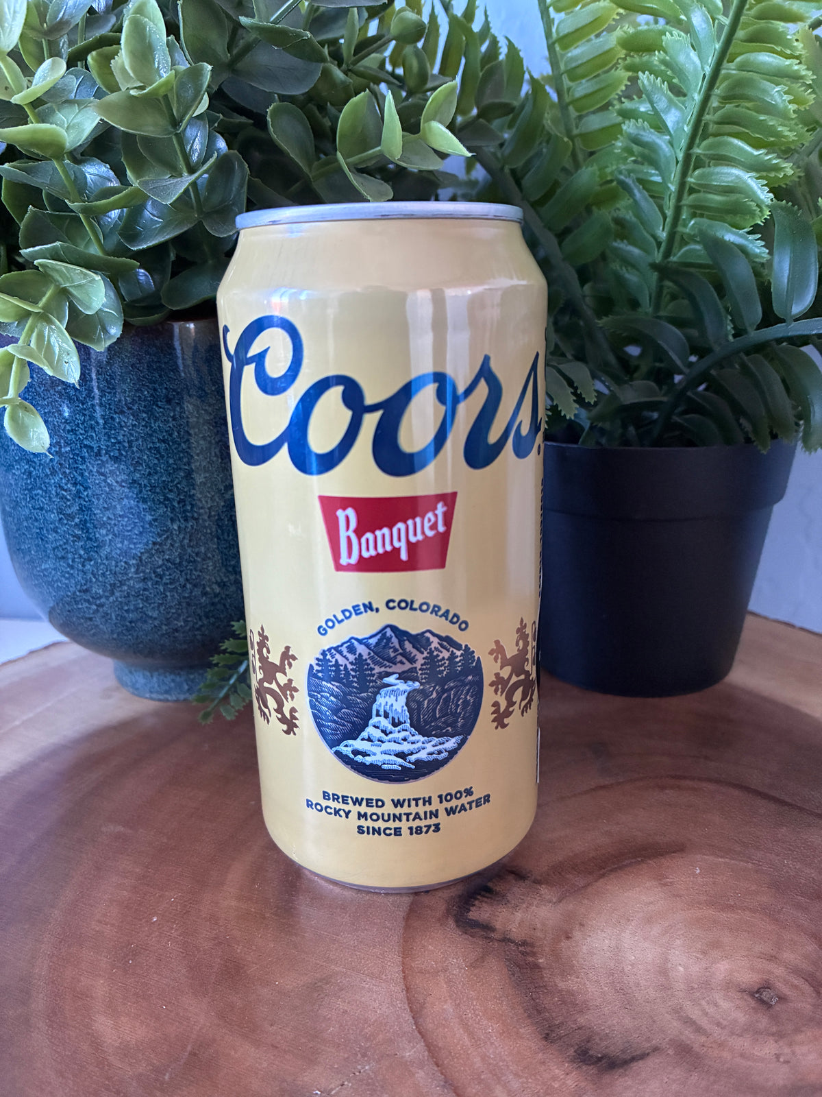 Coors Banquet Can Candle