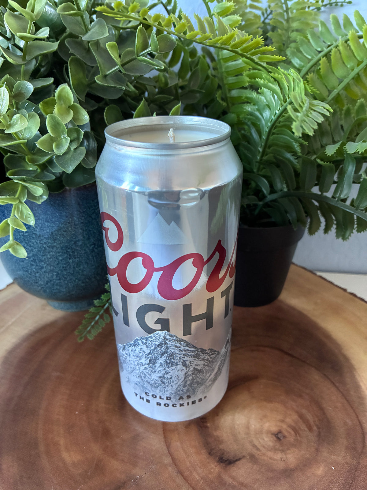 Coors Light 16oz Can Candle