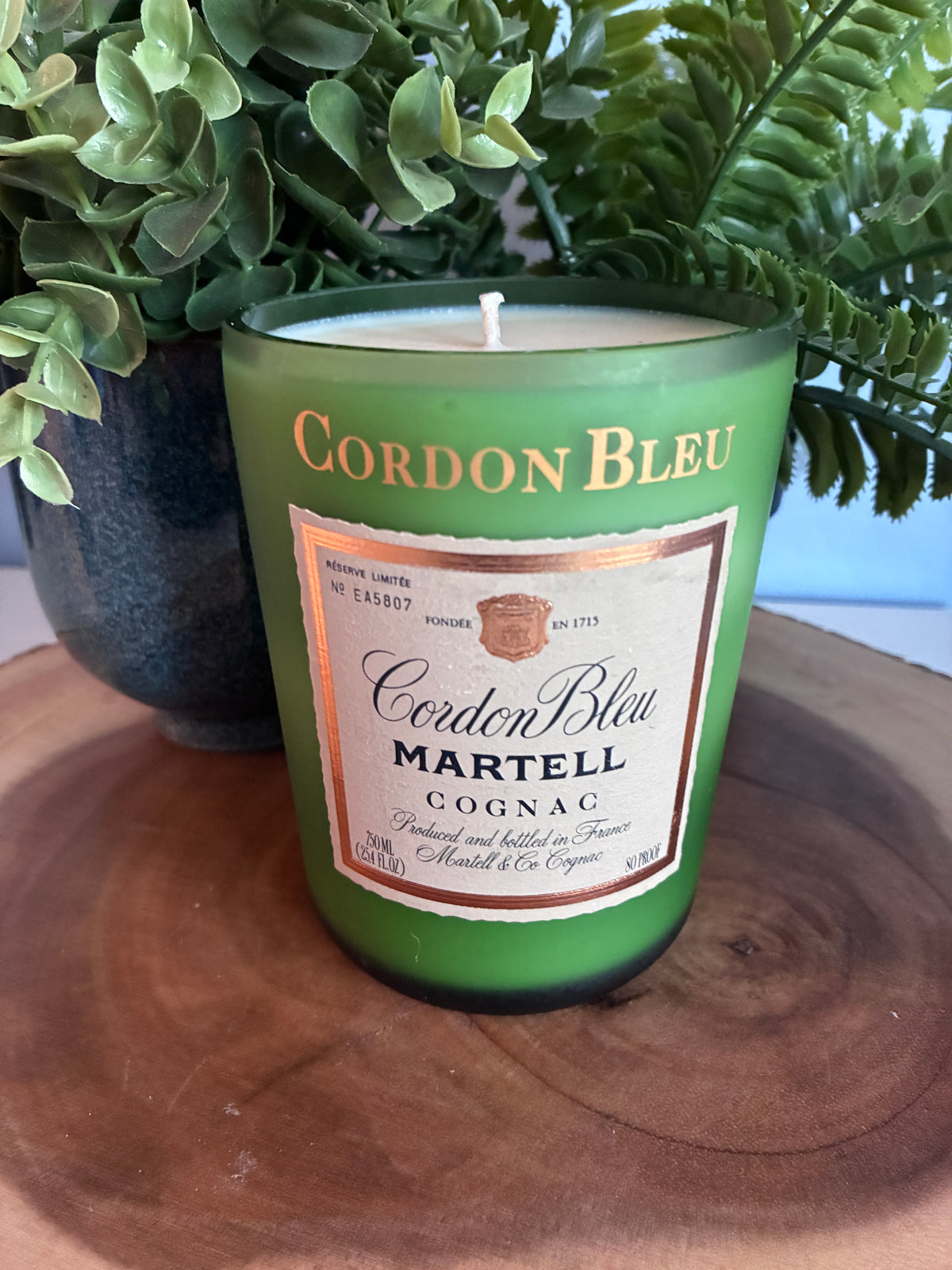 Cordon Bleu Martell Cognac Candle