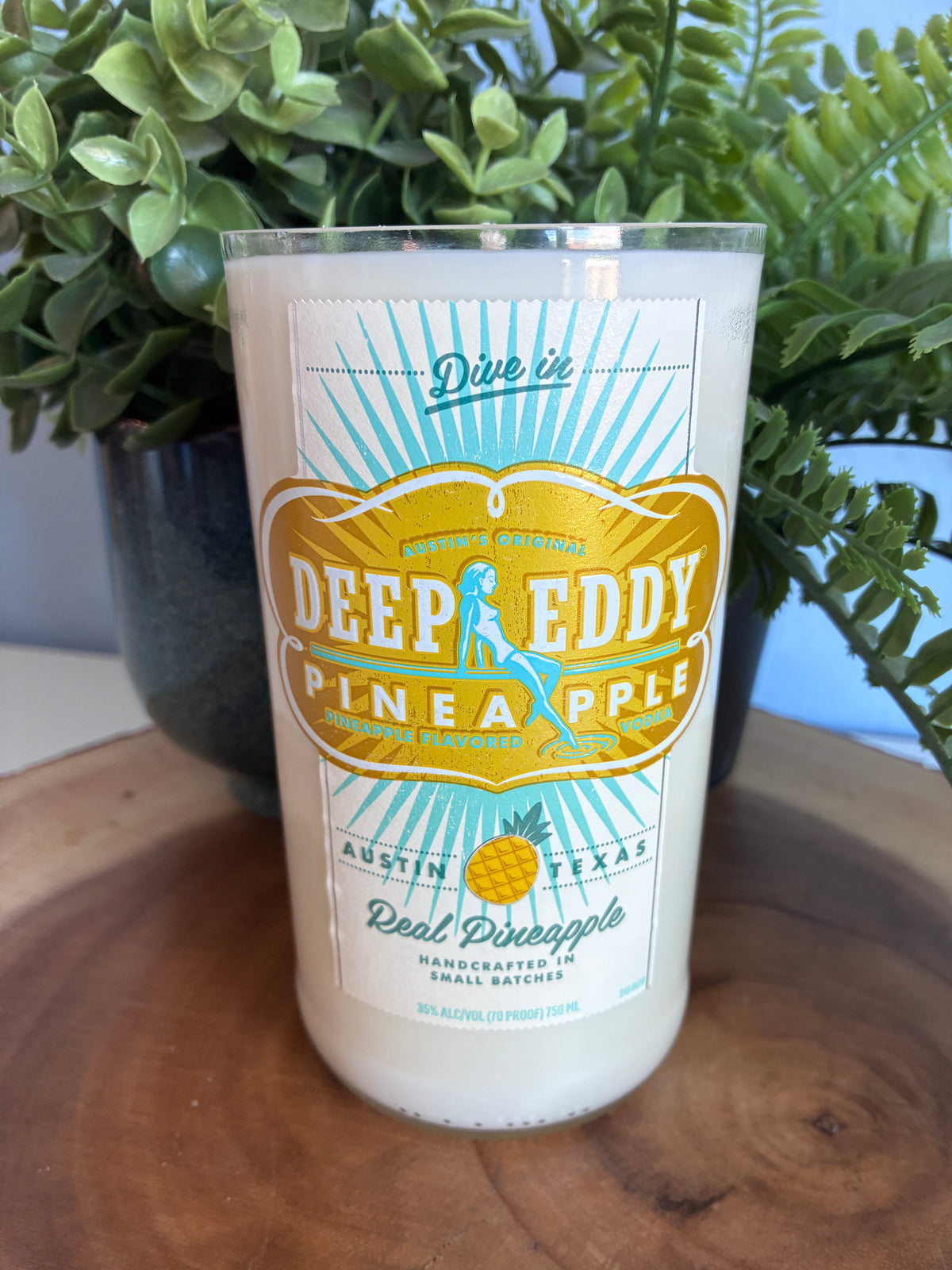 Deep Eddy Pineapple Vodka Candle