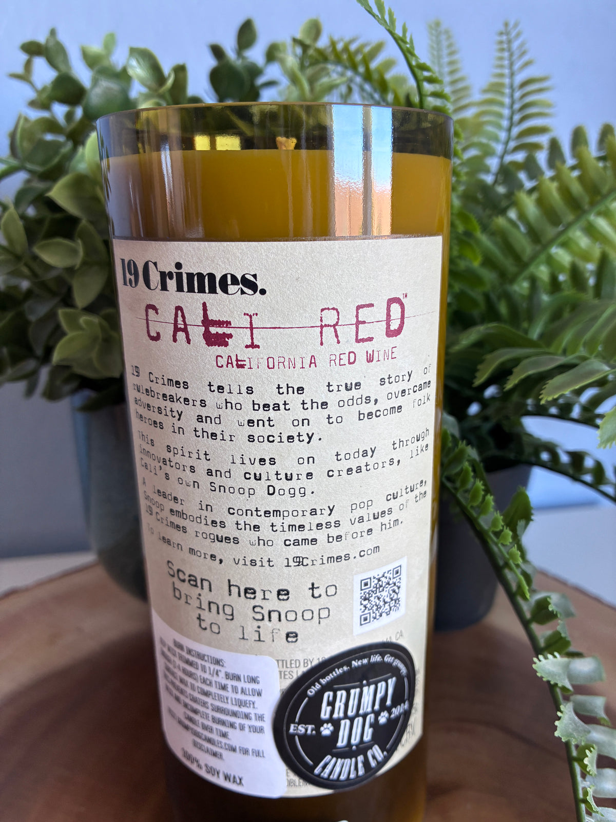 19 Crimes 'Cali Red' Wine Candle