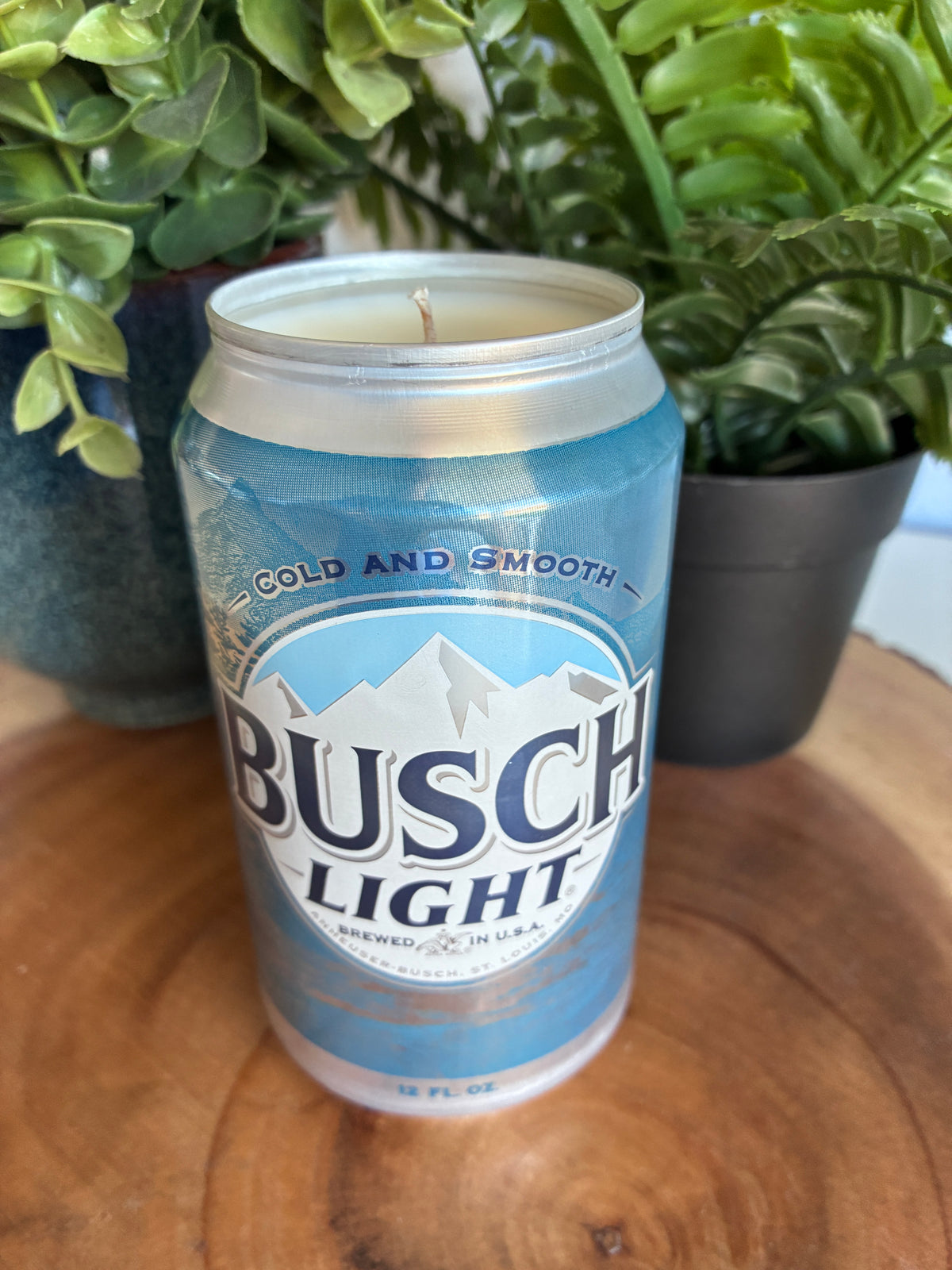 Busch Light Beer Can Candle