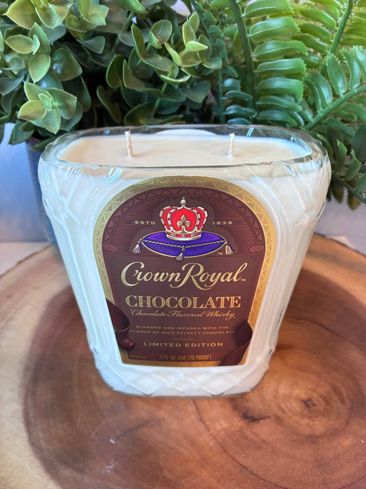 Crown Royal 'Chocolate' Canadian Whiskey Candle