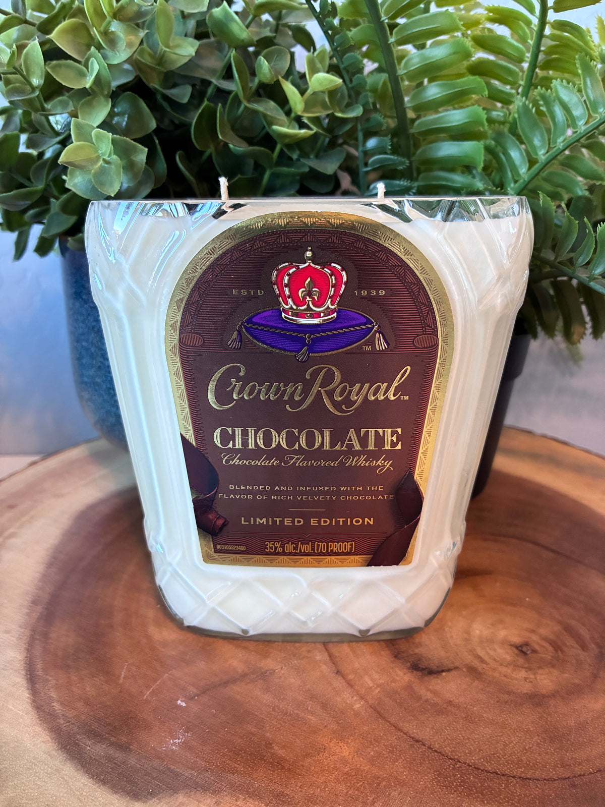 Crown Royal 'Chocolate' Canadian Whiskey Candle