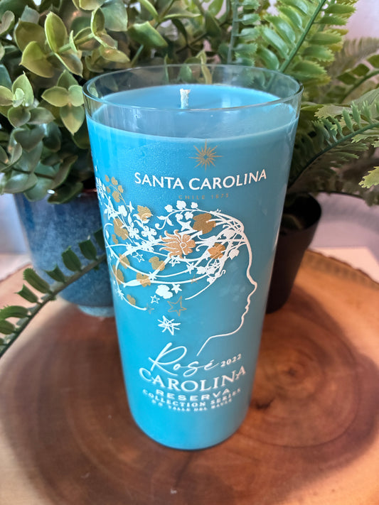 Santa Carolina Rose Wine Candle