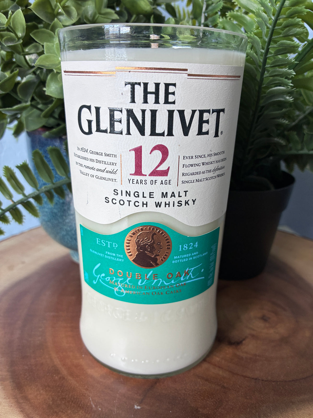 Glenlivet 12 Year Scotch Whiskey Candle
